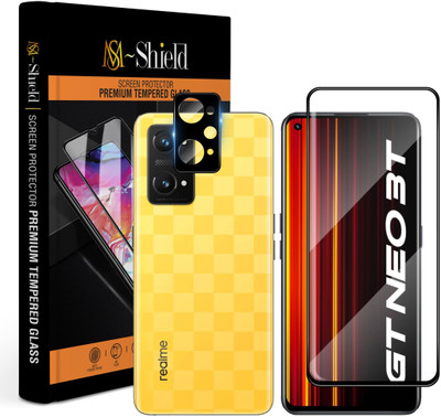 KLAH Edge To Edge Tempered Glass for Realme GT NEO 3T, With Camera Lens Protector(Pack of 1)