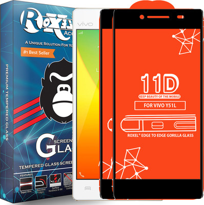 Roxel Edge To Edge Tempered Glass for VIVO Y51L(Pack of 2)