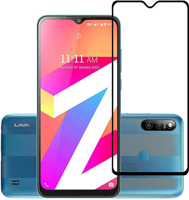 O2MG Edge To Edge Tempered Glass for LAVA Z3(Pack of 1)