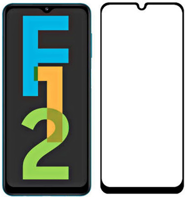 VISHZONE Edge To Edge Tempered Glass for SAMSUNG GALAXY F12(Pack of 1)