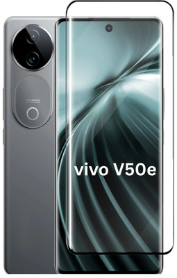 KWINE CASE Edge To Edge Tempered Glass for Vivo V50E 5G, vivo V50 5G(Pack of 1)