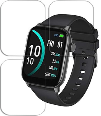 ARBAN Edge To Edge Tempered Glass for GIONEE STYLFIT GSW5 Pro 1.69 incH SMARTWATCH SCREEN GUARD(Pack of 3)