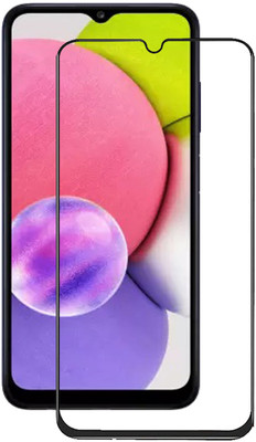 SNMART Edge To Edge Tempered Glass for SAMSUNG Galaxy A03s(Pack of 1)