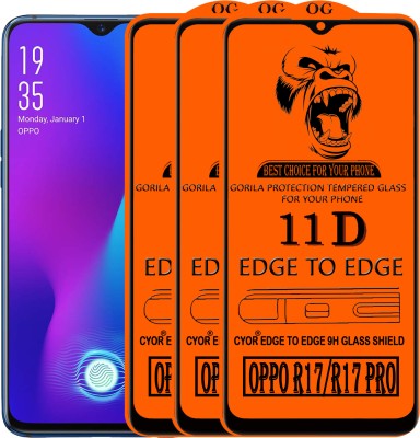 CYOR Edge To Edge Tempered Glass for OPPO R17 PRO(Pack of 3)