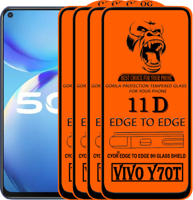 CYOR Edge To Edge Tempered Glass for VIVO Y70T(Pack of 4)