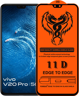 Forego Edge To Edge Tempered Glass for vivo V20 Pro 5G(Pack of 1)