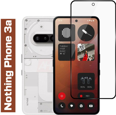 Gorilla Cases Edge To Edge Tempered Glass for Nothing Phone (3a)(Pack of 1)