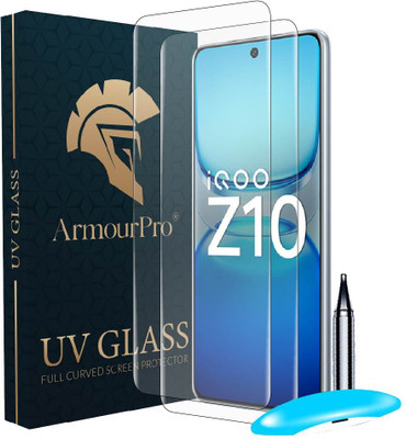 ArmourPro Edge To Edge Tempered Glass for iQOO Z10 5G, iQOO Z10, Z10 5G(Pack of 2)