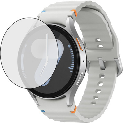MOBIFONIC Edge To Edge Tempered Glass for samsung galaxy watch 7 44mm(Pack of 1)