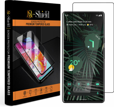 MS-Shield Edge To Edge Tempered Glass for Google Pixel 6(Pack of 1)