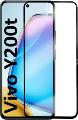DMJHP Edge To Edge Tempered Glass for Vivo Y200T(Pack of 1)