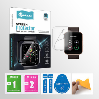 20SKY Impossible Screen Guard for noise Ultra 2 Buzz 1.78 inch Smartwatch(Pack of 2)