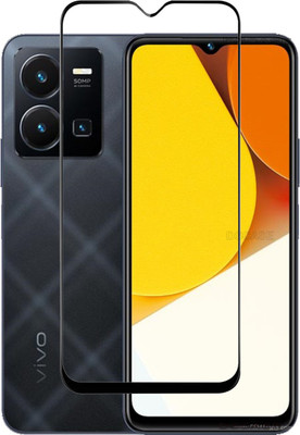 VDAT Edge To Edge Tempered Glass for VIVO Y35, vivo y35(Pack of 1)