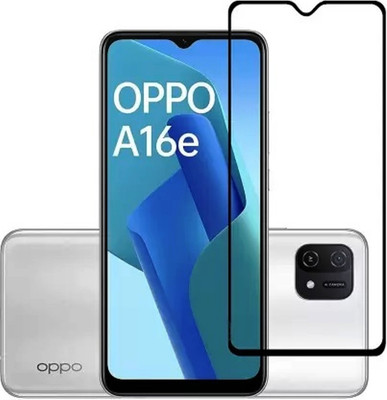 HIE POWER Edge To Edge Tempered Glass for OPPO A16e[Premium Glass 11D](Pack of 1)