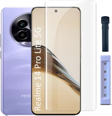 SNMART Edge To Edge Tempered Glass for Realme 14 Pro Lite 5G, (UV)(Pack of 1)