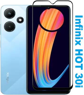 BRENZZ Edge To Edge Tempered Glass for Infinix HOT 30i(Pack of 1)