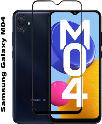 DSCASE Edge To Edge Tempered Glass for SAMSUNG Galaxy M04(Pack of 1)