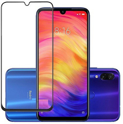 NIMMIKA ENTERPRISES Edge To Edge Tempered Glass for Mi Redmi Note 7S D+ Tempered Glass(Pack of 1)