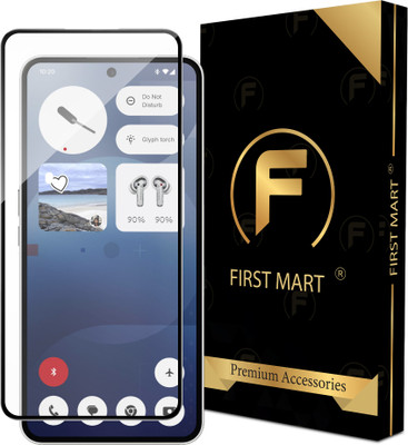 FIRST MART Edge To Edge Tempered Glass for Nothing Phone 3A 5G, Nothing Phone 3A, Nothing 3A 5G, Nothing 3A(Pack of 1)