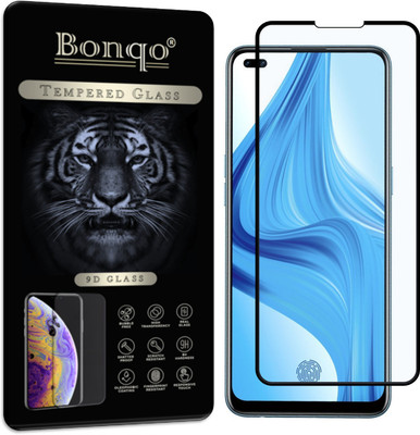 Bonqo Edge To Edge Tempered Glass for OPPO F17 pro(Pack of 1)