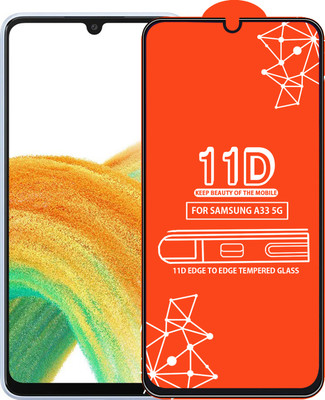 Qyist Edge To Edge Tempered Glass for Samsung Galaxy A33 5G(Pack of 1)