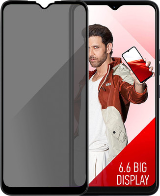 HUPSHY Edge To Edge Tempered Glass for itel A60(Pack of 1)