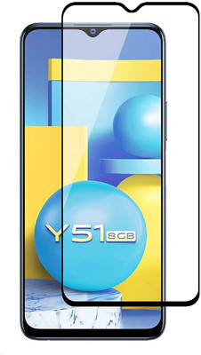 EITANSHA CREATION Edge To Edge Tempered Glass for Vivo Y51 (2020)(Pack of 1)