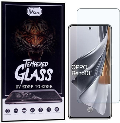 iKare Edge To Edge Tempered Glass for OPPO Reno 10 5G(Pack of 1)