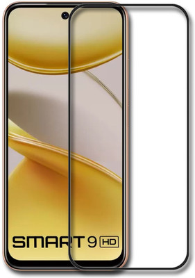NKCASE Edge To Edge Tempered Glass for Infinix Smart 9 HD(Pack of 1)