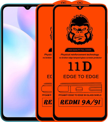 Xester Edge To Edge Tempered Glass for REDMI 9I(Pack of 2)