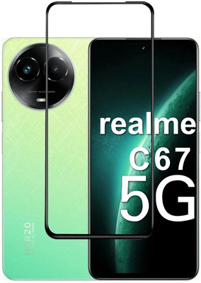 EITANSHA CREATION Edge To Edge Tempered Glass for realme C67 5G, realme C67(Pack of 1)
