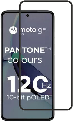 SNMART Edge To Edge Tempered Glass for Motorola G84 5G, MOTO G84 5G(Pack of 1)
