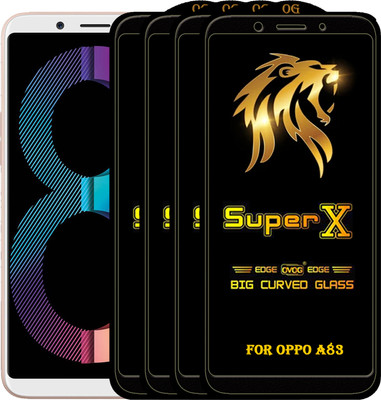 PFOAM Edge To Edge Tempered Glass for Oppo A83(Pack of 4)