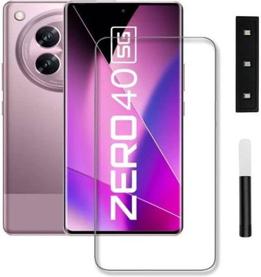 crixus Edge To Edge Tempered Glass for Infinix Zero 40 5G(Pack of 1)
