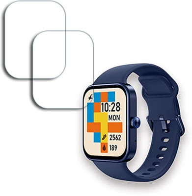 ARBAN Edge To Edge Tempered Glass for Fastrack Reflex Vox 1.69 inch SMARTWATCH SCREEN GUARD(Pack of 2)