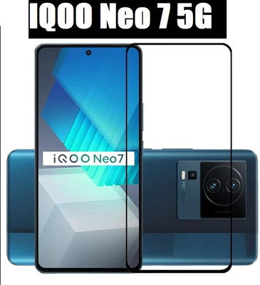 O2MG Edge To Edge Tempered Glass for IQOO Neo 7 5G(Pack of 1)