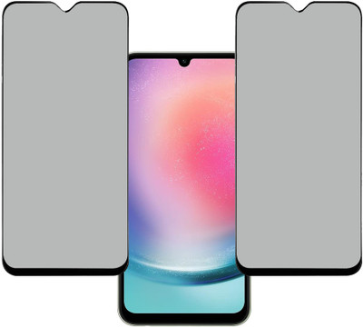 VAYUVAULT Edge To Edge Tempered Glass for Realme C35, C20A, C33 2023(Pack of 2)