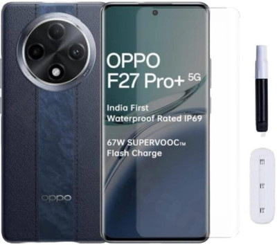 DMJHP Edge To Edge Tempered Glass for Oppo F27 Pro Plus 5G(Pack of 1)