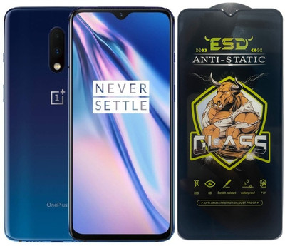 Blate Edge To Edge Tempered Glass for OnePlus 7, ESD Tempered Glass, ESD Screen Protector, Anti Static, Screen Protector(Pack of 1)