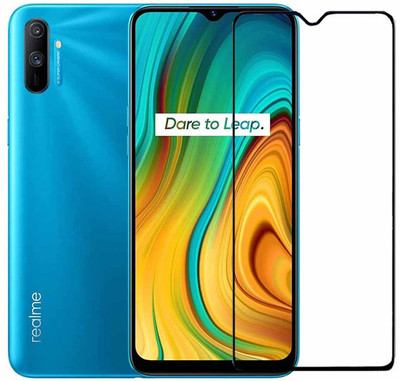 Expromium Edge To Edge Tempered Glass for Realme C3i(Pack of 1)