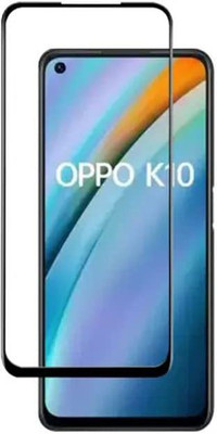 royal eshop 15 Edge To Edge Tempered Glass for OPPO K10(Pack of 1)