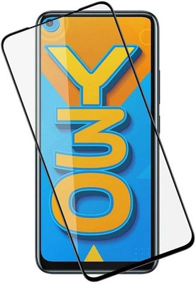 Coberta Case Edge To Edge Tempered Glass for VIVO Y30(Pack of 1)