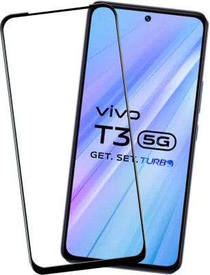 VAlight Edge To Edge Tempered Glass for vivo T3 5G, vivo T3 5G(Pack of 1)
