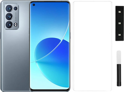 MobieGenie Edge To Edge Tempered Glass for Oppo Reno 6 Pro 5G(Pack of 1)