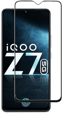 iCopertina Edge To Edge Tempered Glass for IQOO Z7s 5G(Pack of 1)