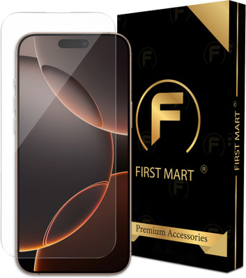 FIRST MART Edge To Edge Tempered Glass for IPhone 16 Pro Max, Apple IPhone 16 Pro Max(Pack of 1)