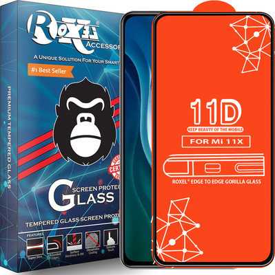Roxel Edge To Edge Tempered Glass for Mi 11X(Pack of 1)