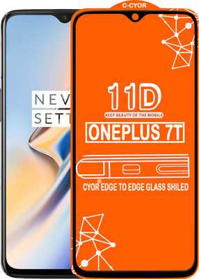 CYOR Edge To Edge Tempered Glass for ONEPLUS 7T(Pack of 1)