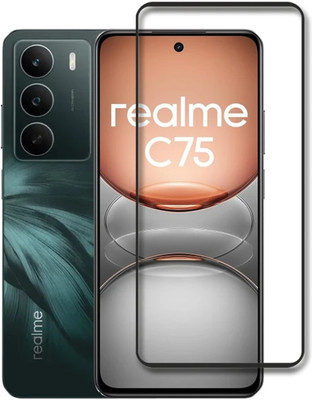 SuperX Edge To Edge Tempered Glass for realme C75 5G(Pack of 1)