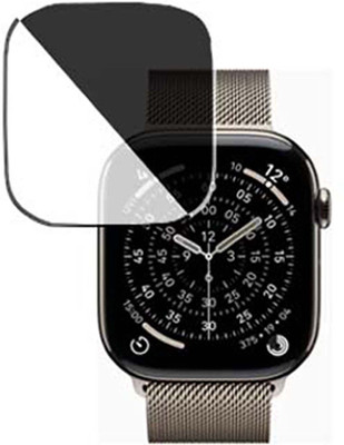 daffin Edge To Edge Tempered Glass for Apple Watch Series 11 Titanium 46mm(Pack of 1)